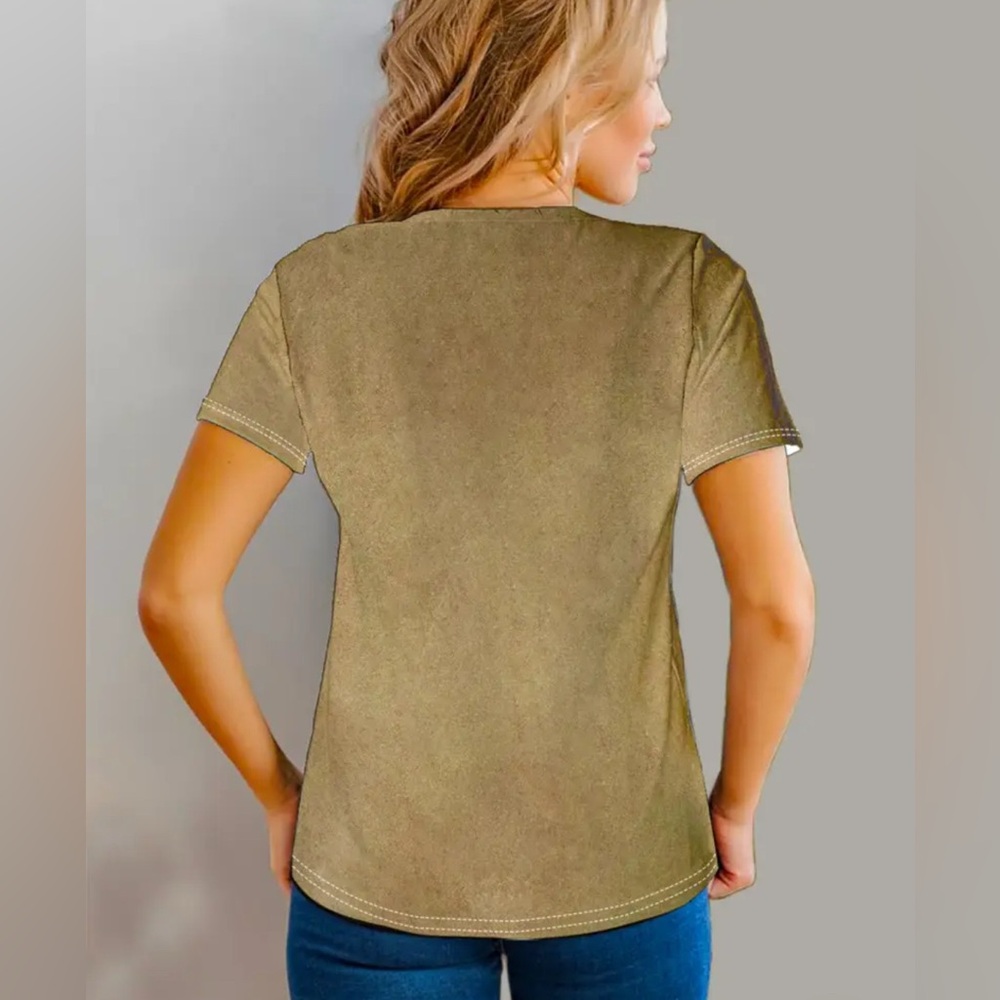 Tan Graphic T-Shirt - Picture 2 of 2